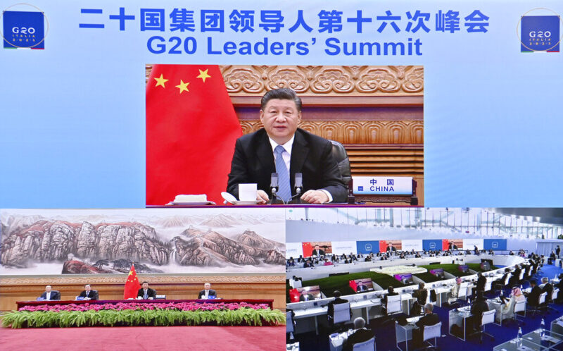 Wed. 8:56 a.m.: Pandemic, politics drive Xi's absence from global talks